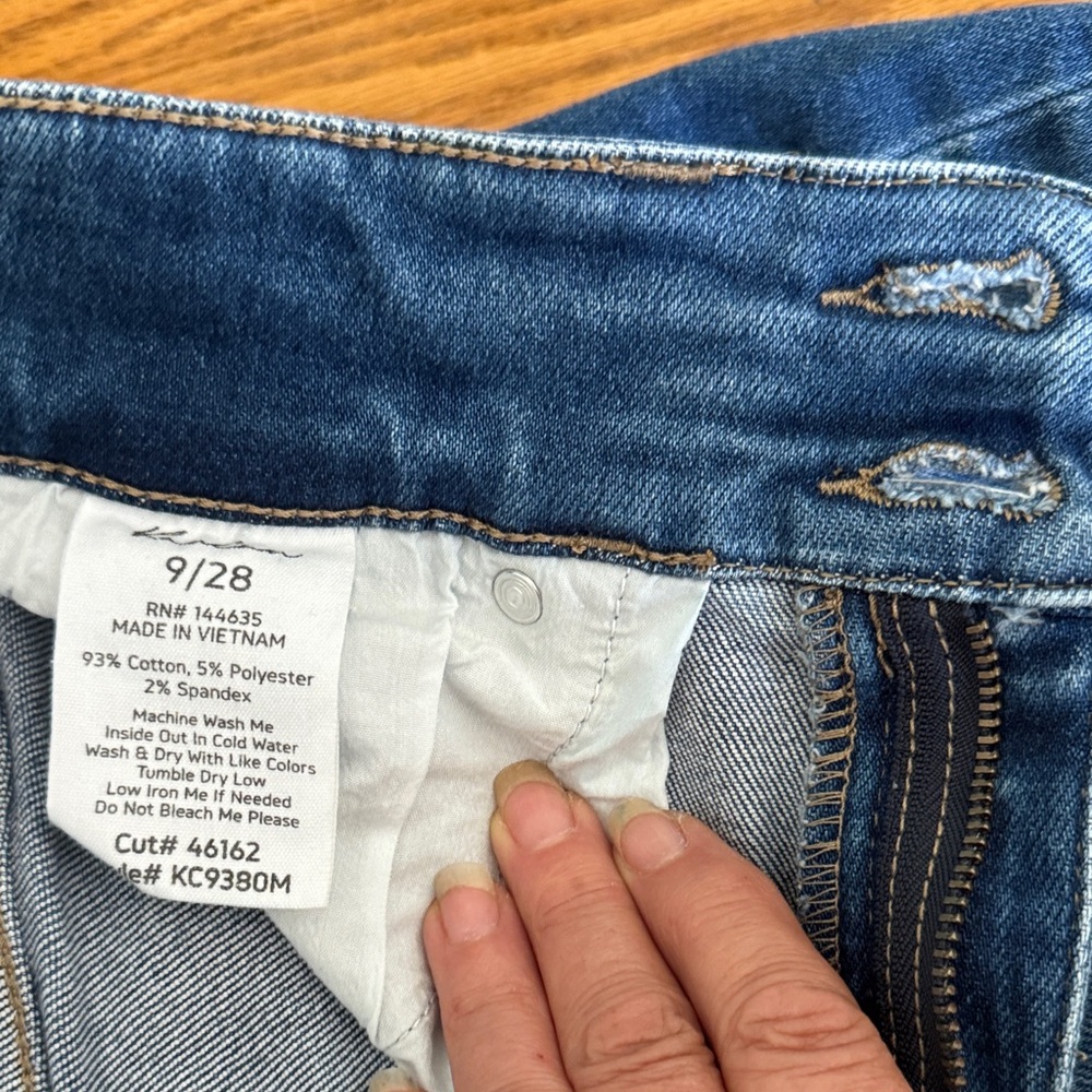 KanCan Blue Distressed Women Jeans - Picture 6 of 9